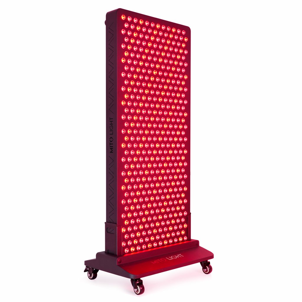 MITO LIGHT® mitohacker Floor Stand 4.0 je revolučný stojan pre terapiu červeným svetlom, ktorý spojuje špičkovú technológiu, sofistikovaný dizajn a nadčasový luxus.