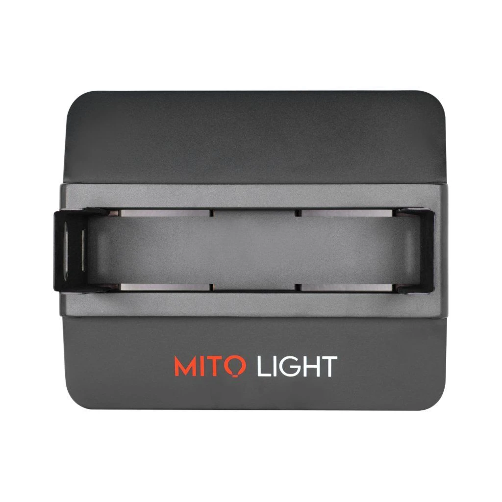stojan-mito-light-floor-stand-5-0-6 MITO LIGHT® Floor Stand 5.0 – skladací mechanizmus stojana s mäkčenými výstelkami pre ochranu panelu, pohľad zhora
