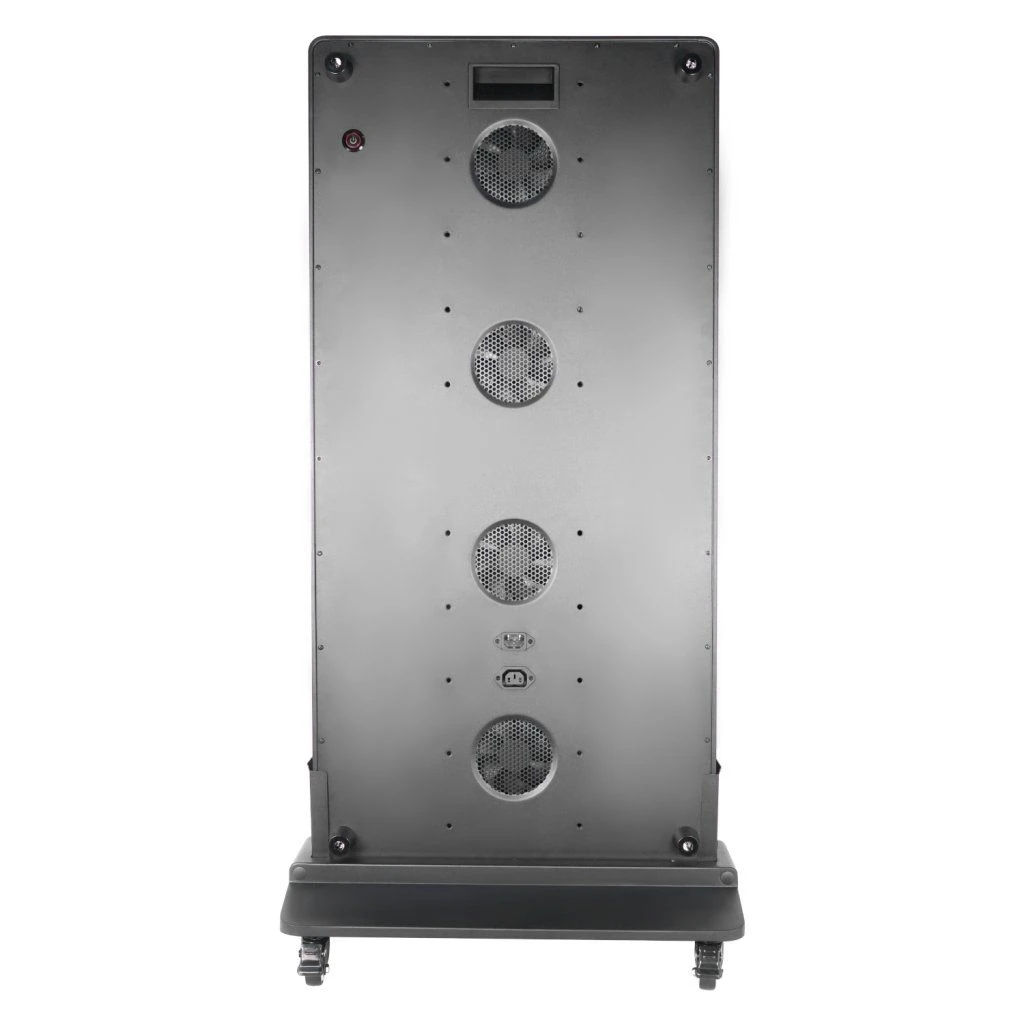 stojan-mito-light-mitohacker-floor-stand-5-0-10 Zadná strana panelu MITO LIGHT® Mitohacker 5.0 v stojane Mitohacker Floor Stand 5.0 – chladiace ventilátory a napájanie