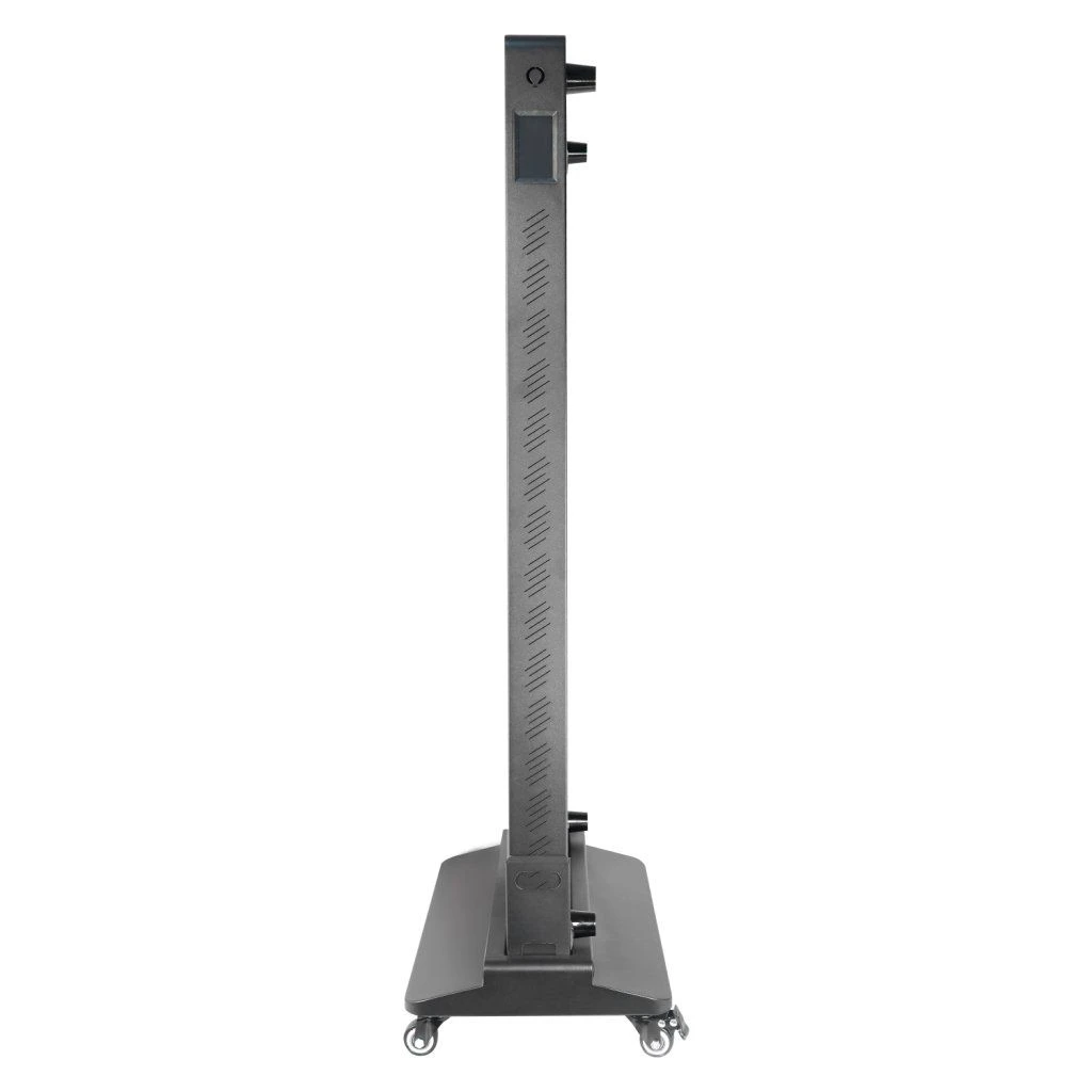 stojan-mito-light-mitohacker-floor-stand-5-0-9 MITO LIGHT® Mitohacker Floor Stand 5.0 – bočný pohľad na pevnú kovovú konštrukciu stojana s kolieskami